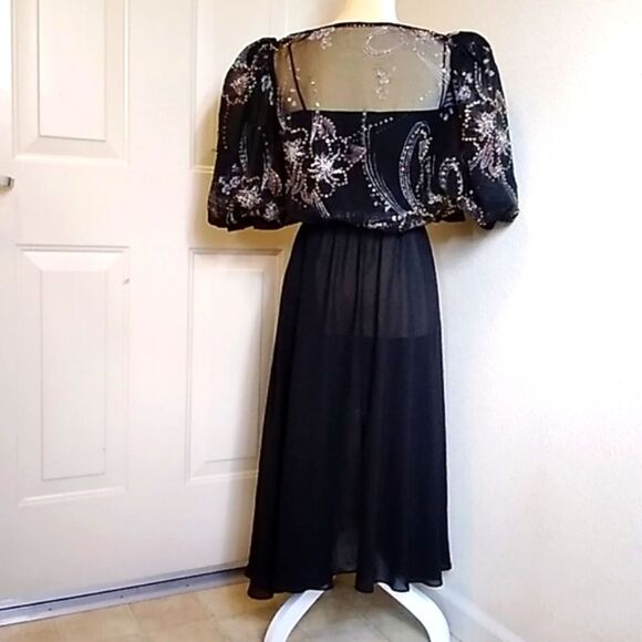 JACKIE TAUB FOR CONNECTIONS VTG, DRESS SIZE 12 - Picture 3 of 14